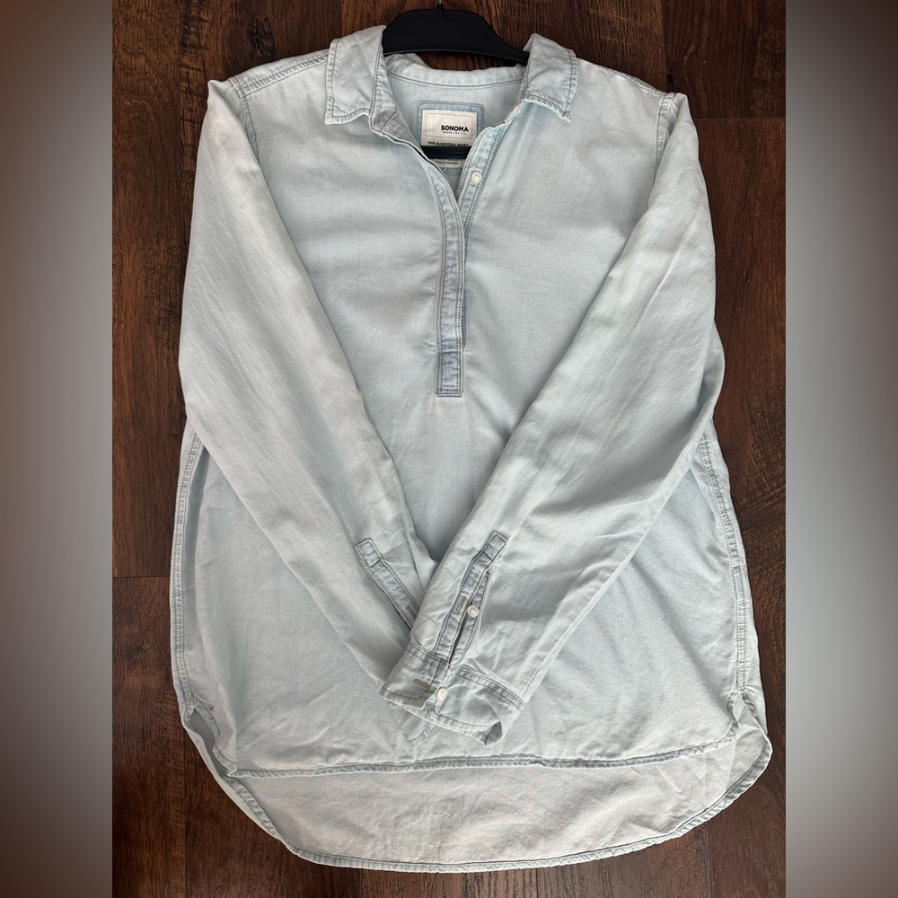 Sonoma “The Every Day Shirt” Women’s  Casual Shirt Size M
